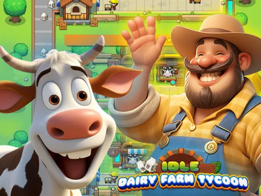 Idle Dairy Farm Tycoon - game thumbnail image