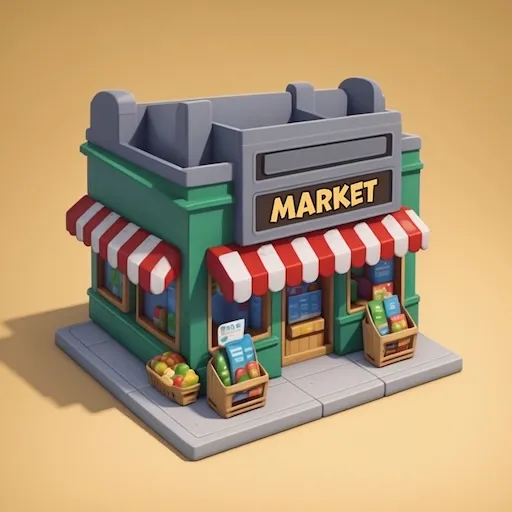 Idle Supermarket Tycoon game thumbnail image
