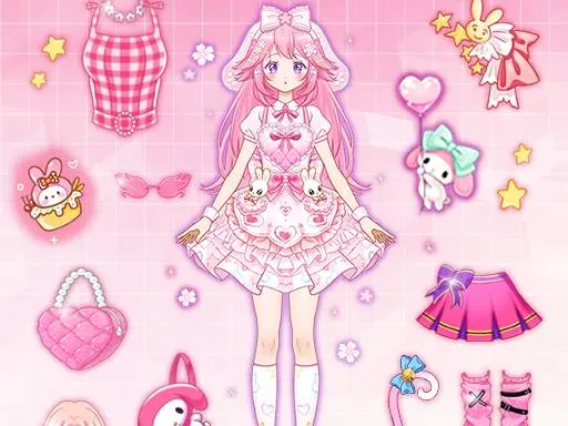 Idol Livestream: Doll Dress Up - game thumbnail image
