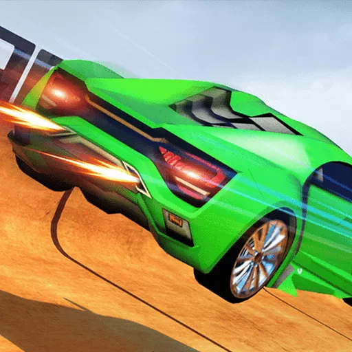Impossible Car Stunt Game game thumbnail image