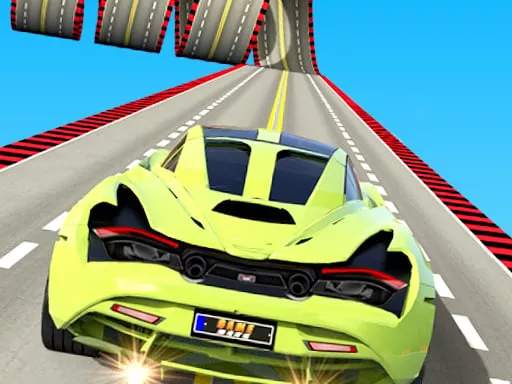 impossible car stunt mega ramp 3d  - game thumbnail image