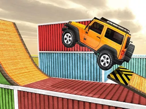 Impossible Tracks Jeep Stunt Driving Game - game thumbnail image