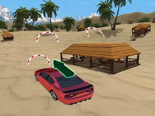 Incredible Water Surfing Car Stunt Game - game thumbnail image