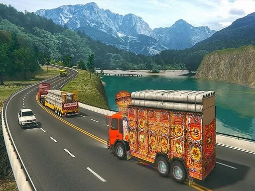 Indian Cargo Truck Gwadar Port Game - game thumbnail image