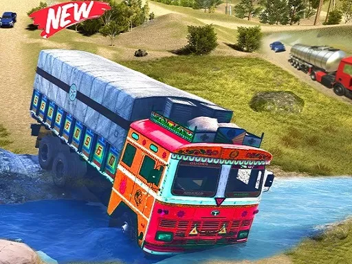Indian Real Cargo Truck Driving Game - game thumbnail image