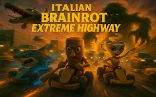 Italian Brainrot Extreme Highway - game thumbnail image