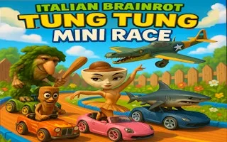 Italian Brainrot Tung Tung Mini Race - game thumbnail image
