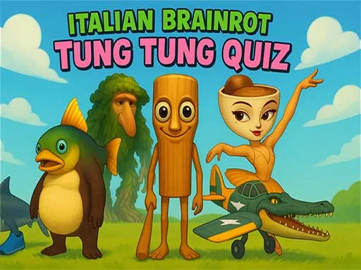 Italian Brainrot tung Tung Quiz - game thumbnail image
