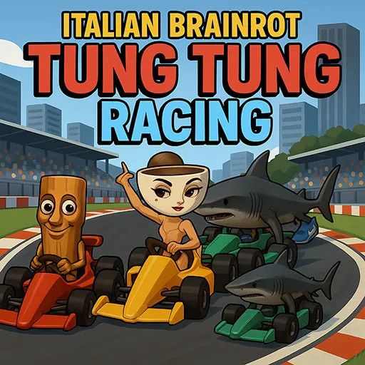 Italian Brainrot Tung Tung Racing game thumbnail image