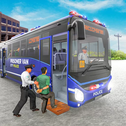 JAIL PRISON VAN POLICE GAME - game thumbnail image