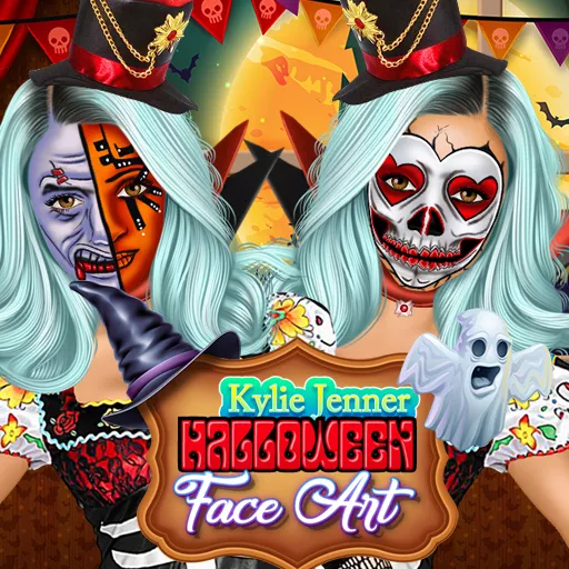  Jenner Halloween Face Art