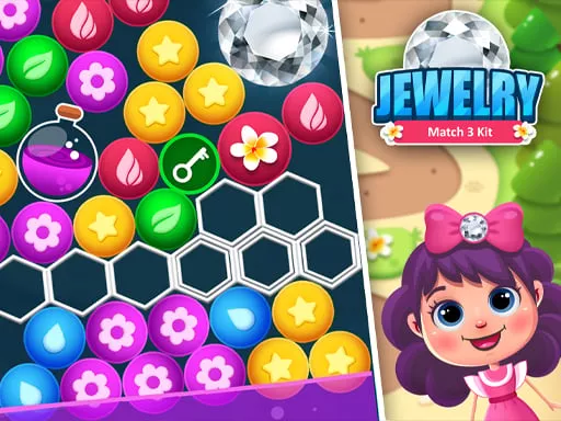 Jewelry Match 3 Kit - game thumbnail image
