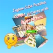 Jigsaw Cube Puzzles Collect Pictures with Cute Kittens game thumbnail image