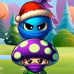 Joyful Ball Bounce Mushroom Magic Adventure - game thumbnail image