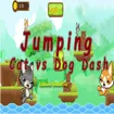 Jumping Cat vs Dog Dash game thumbnail image