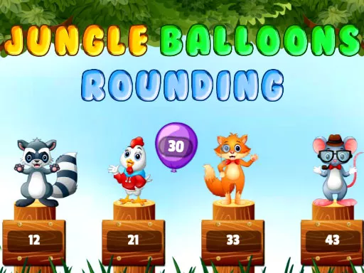 Jungle Balloons Rounding - game thumbnail image