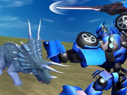 Jurassic Dinosaur Mech Battle game thumbnail image