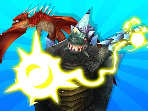 Kaiju Run Dzilla Enemies - game thumbnail image