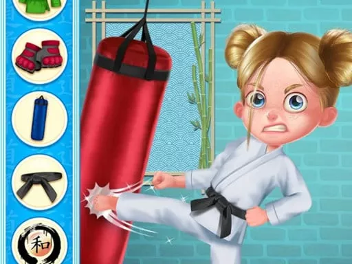 Karate Girl Vs School Bully - game thumbnail image