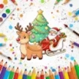 Kawaii Christmas Coloring Pages