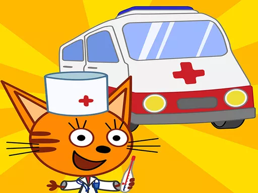 Kid Cats Animal Doctor Games Cat Game - game thumbnail image