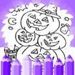 Kid Halloween Coloring Pages game thumbnail image