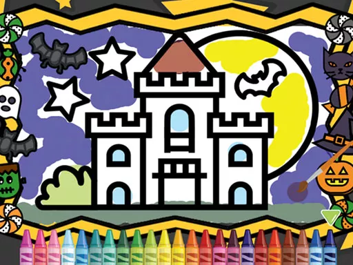 Kids Coloring Halloween - game thumbnail image