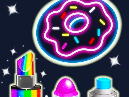 Kids Glow Paint Game - game thumbnail image