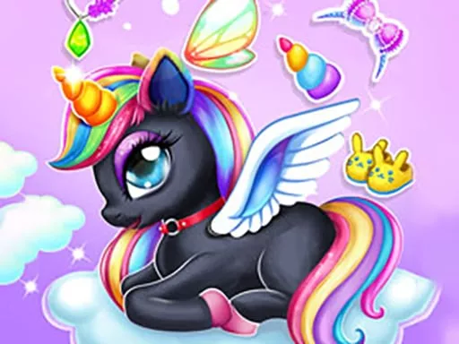 Kids Unicorn Dress Up - game thumbnail image