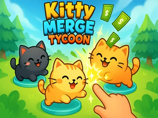 Kitty Merge Tycoon game thumbnail image