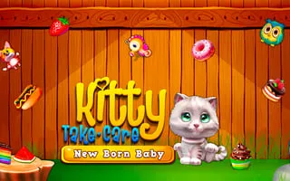 Kitty Take Care New Born Baby - game thumbnail image