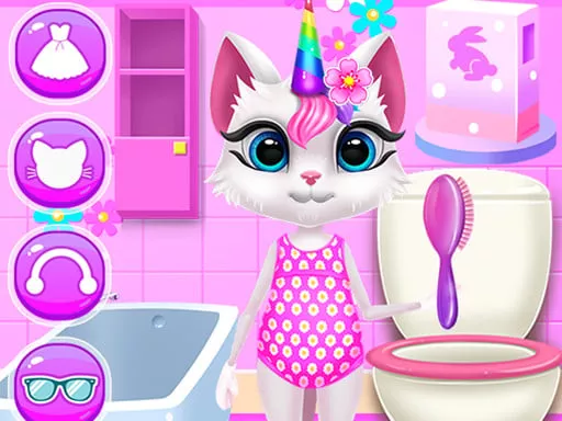 Kitty Unicorn Daily Care - game thumbnail image