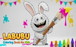 Labubu Coloring Book for Kids - game thumbnail image