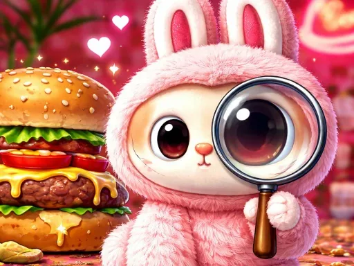 Labubu Hidden Burger - game thumbnail image