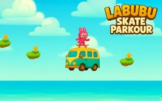 Labubu Skate Parkour - game thumbnail image