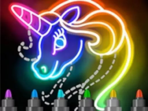 Learn To Draw Glow Cartoon - game thumbnail image