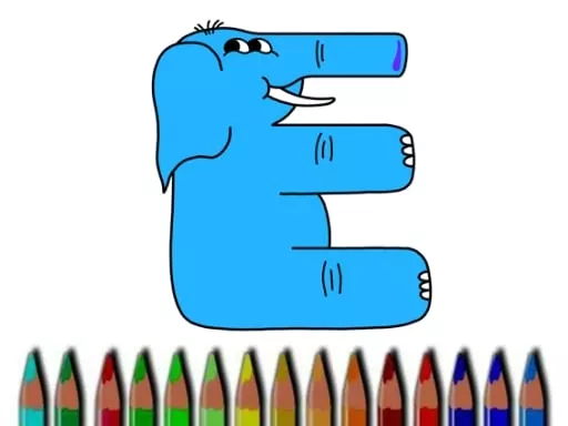 Letters Coloring Book - game thumbnail image