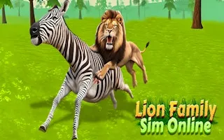 Lion Family Sim Online - game thumbnail image