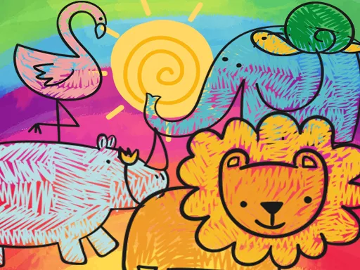Little Animals Coloring - game thumbnail image