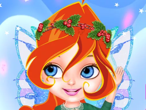 Little Bloom Christmas Dress Up - game thumbnail image