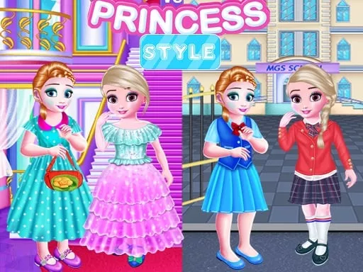 Little Girls School vs PrincessStyle - game thumbnail image