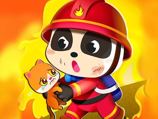 Little Panda Fireman - game thumbnail image