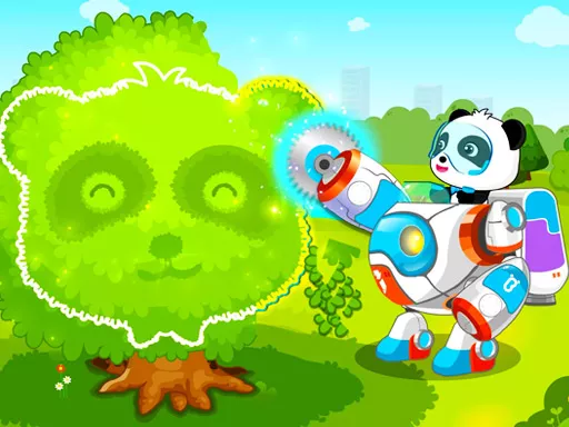 Little Panda Green Guard - game thumbnail image
