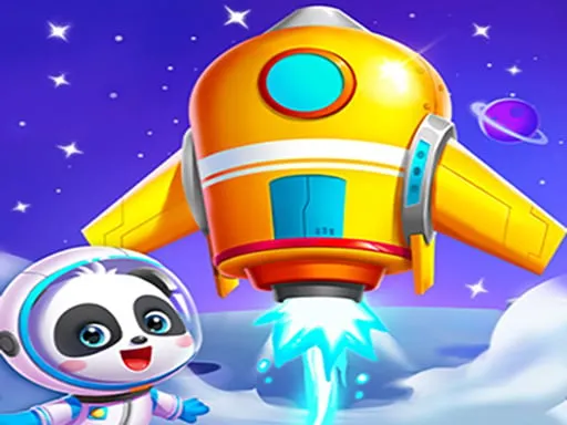 Little Panda Space Journey game thumbnail image