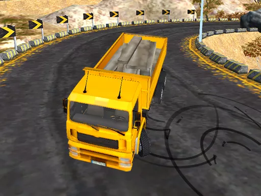 Long Trailer Truck Cargo Truck Simulator Game - game thumbnail image