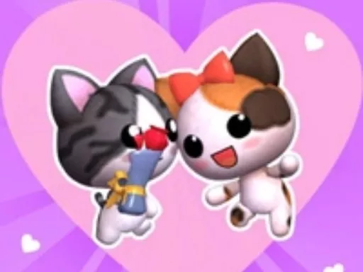 Love Cat Line Game - game thumbnail image