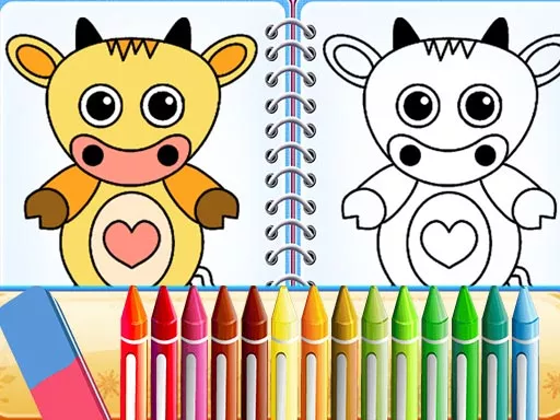 Lovely Pets Coloring Pages - game thumbnail image