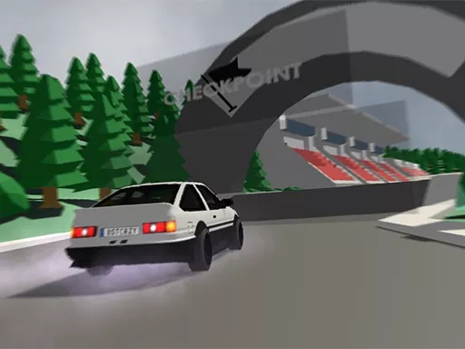 Low poly car racing - game thumbnail image