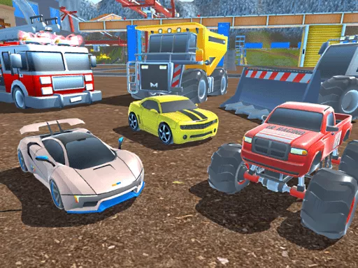 Mad Cars Racing and Crash - game thumbnail image