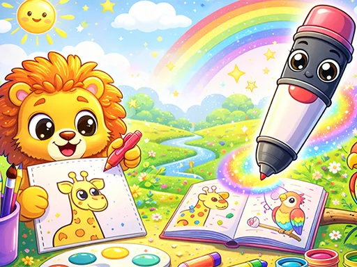 Magic Coloring Book for Little Artists - game thumbnail image